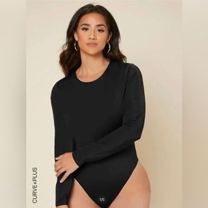 Long Sleeve Black Bodysuit